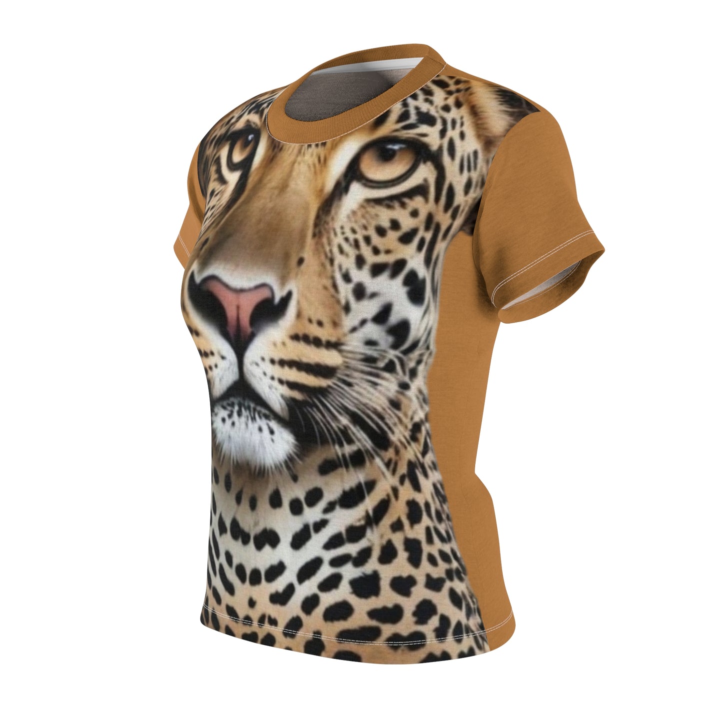 R&RH Women's Leopard Brown T-shirt