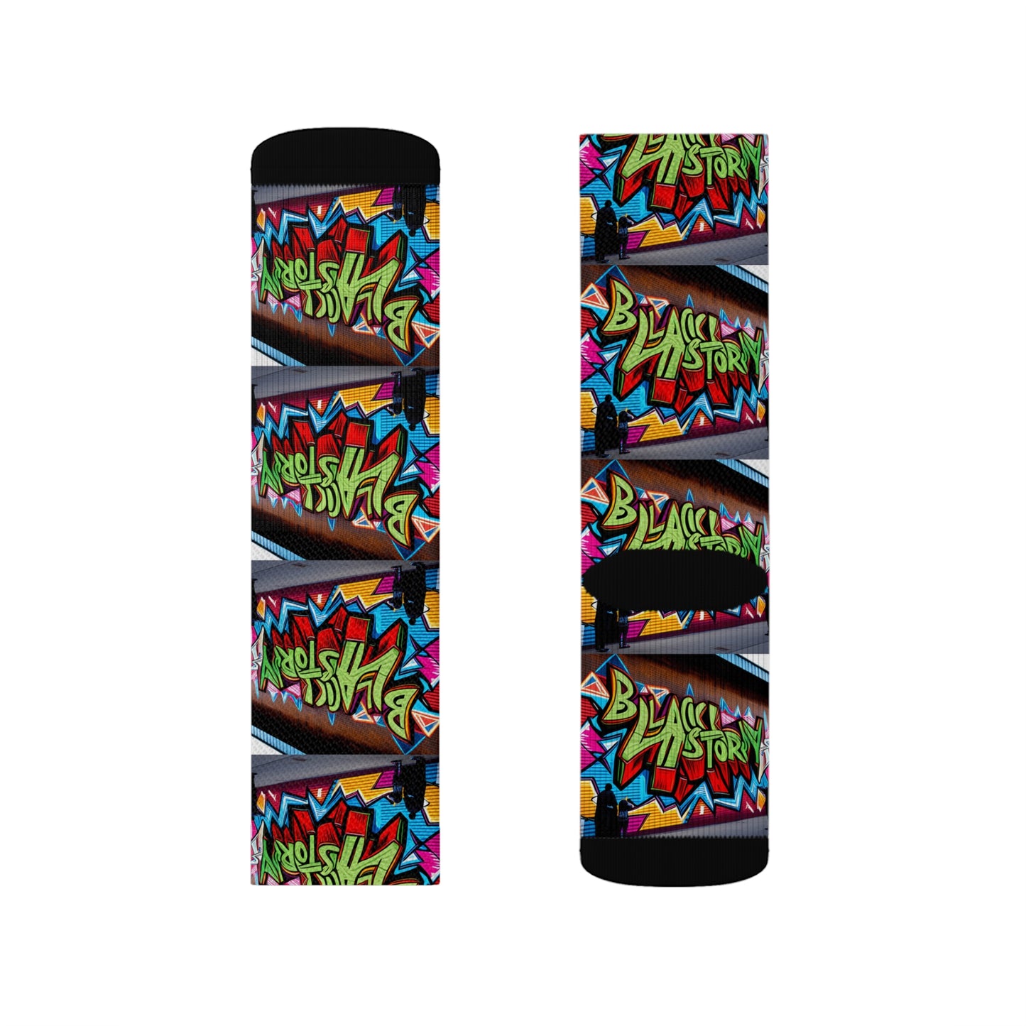 R_RH Black History Sublimation Socks