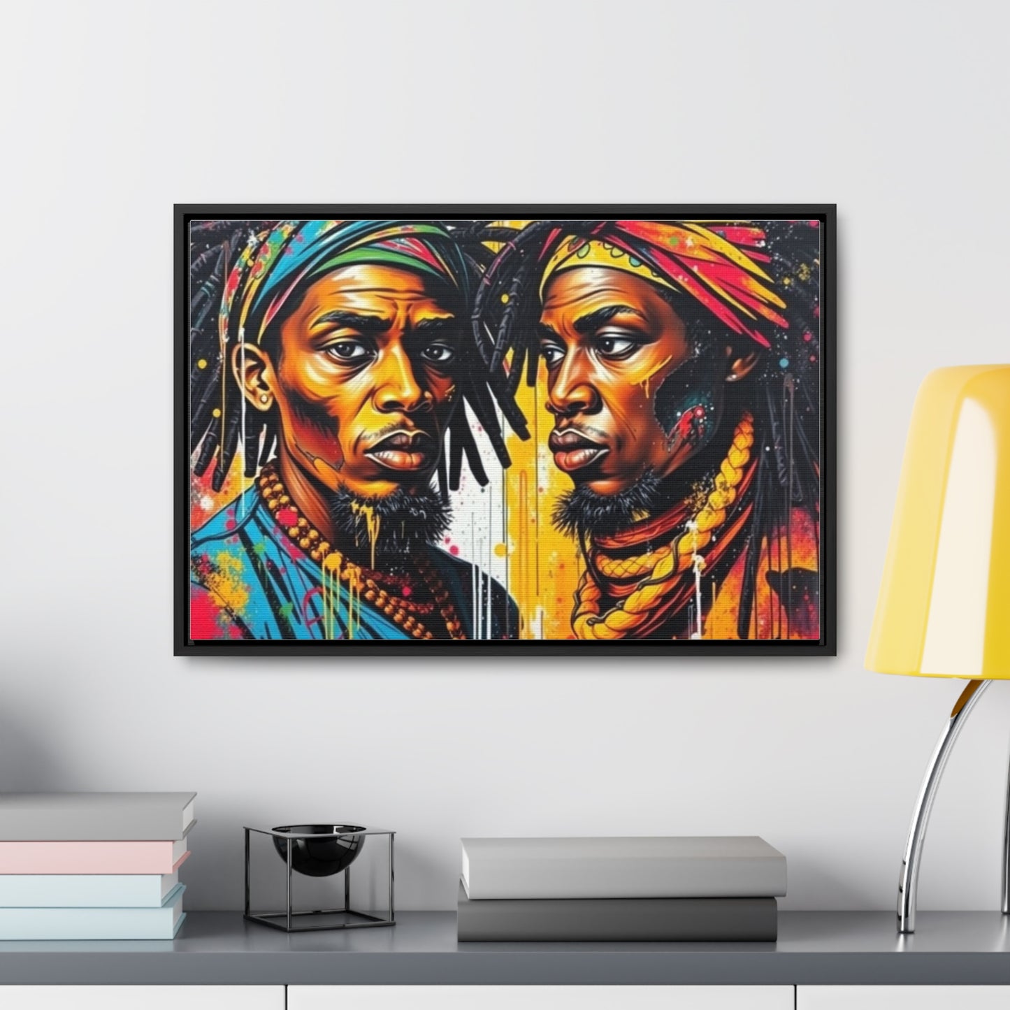 R&RH Cultural Art Gallery Canvas Wrap - Vibrant African Heritage