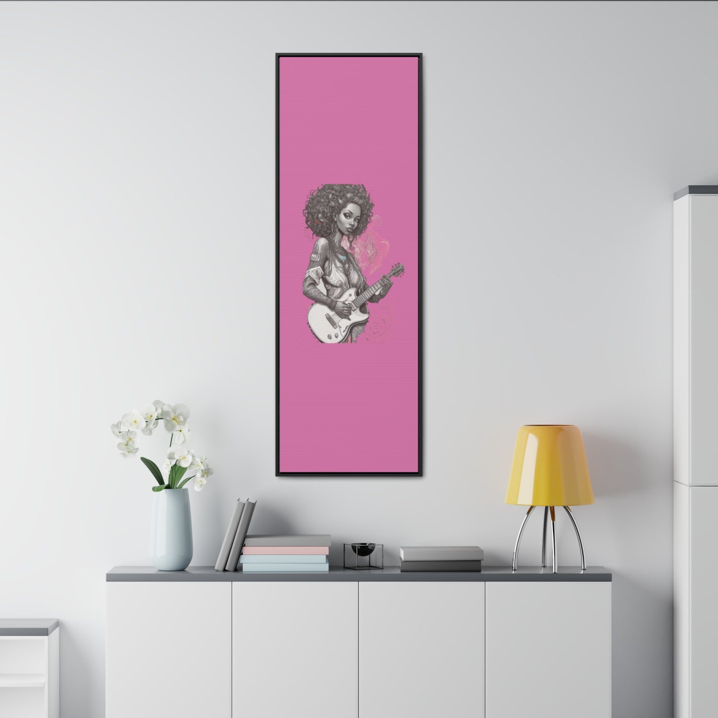 R&RH Guitar Girl Portrait Frame