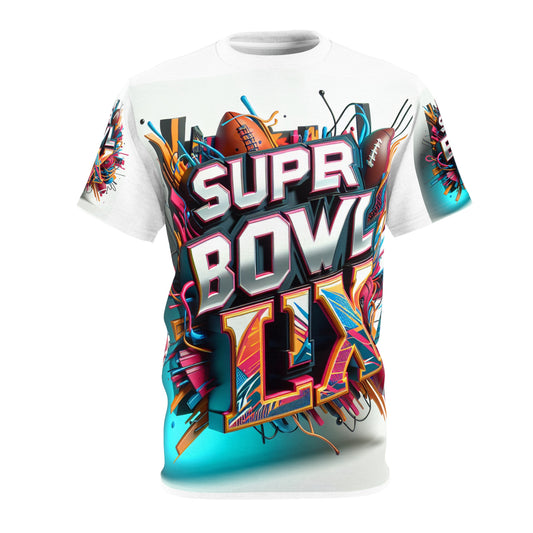 R&RH Super Bowl LIX Unisex White Tee - Celebrate Game Day in Style!