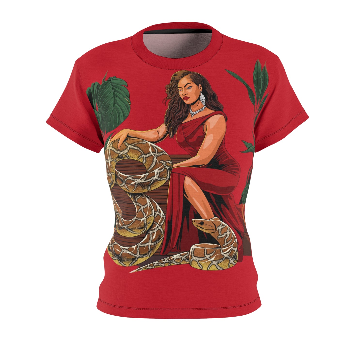 RRH Luiloviie With Pet Red Women's Tee