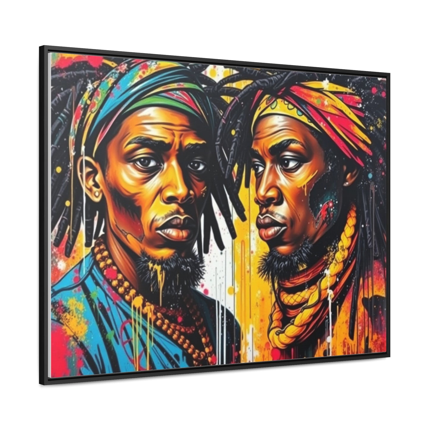 R&RH Cultural Art Gallery Canvas Wrap - Vibrant African Heritage