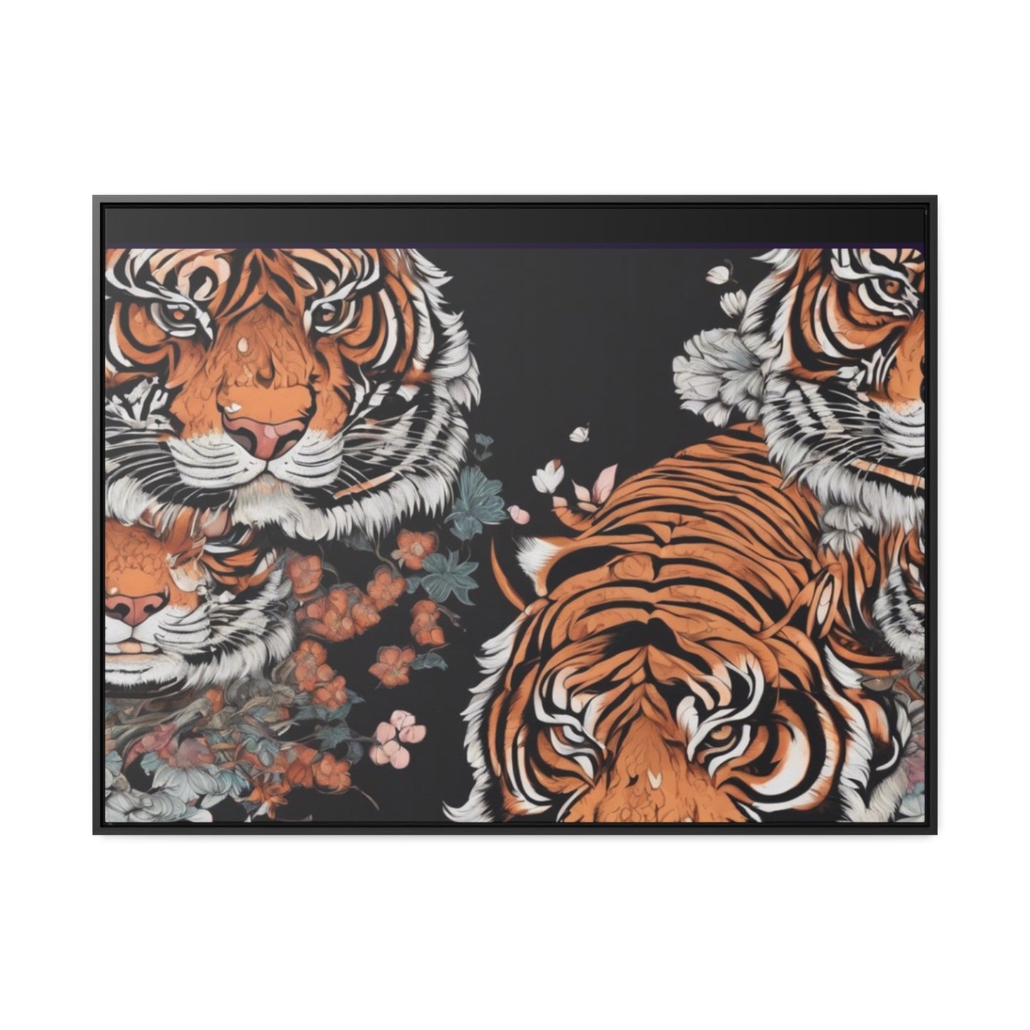 R&RH Vibrant Tiger Gallery Canvas Wrap - Nature-Inspired Wall Art for Home Décor