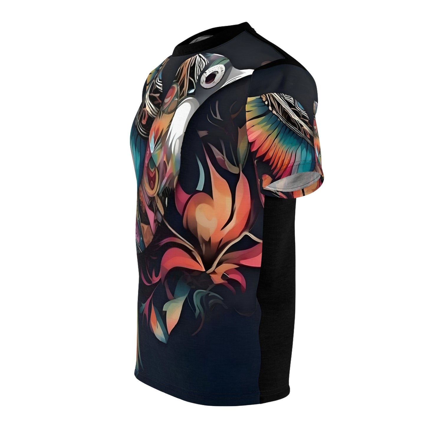 R&RH Vibrant Bird Graphic Unisex Cut & Sew Tee - Perfect for Nature Lovers