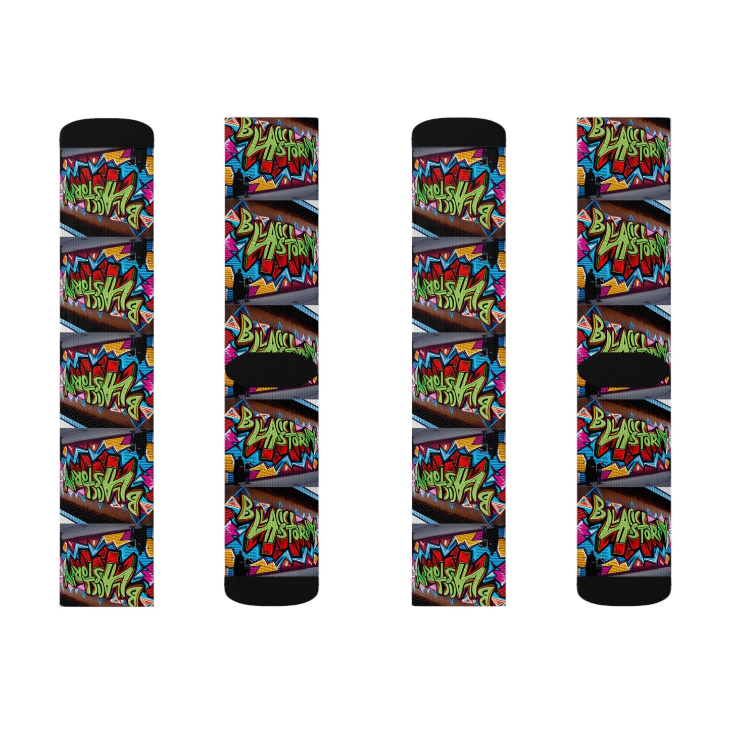 R_RH Black History Sublimation Socks