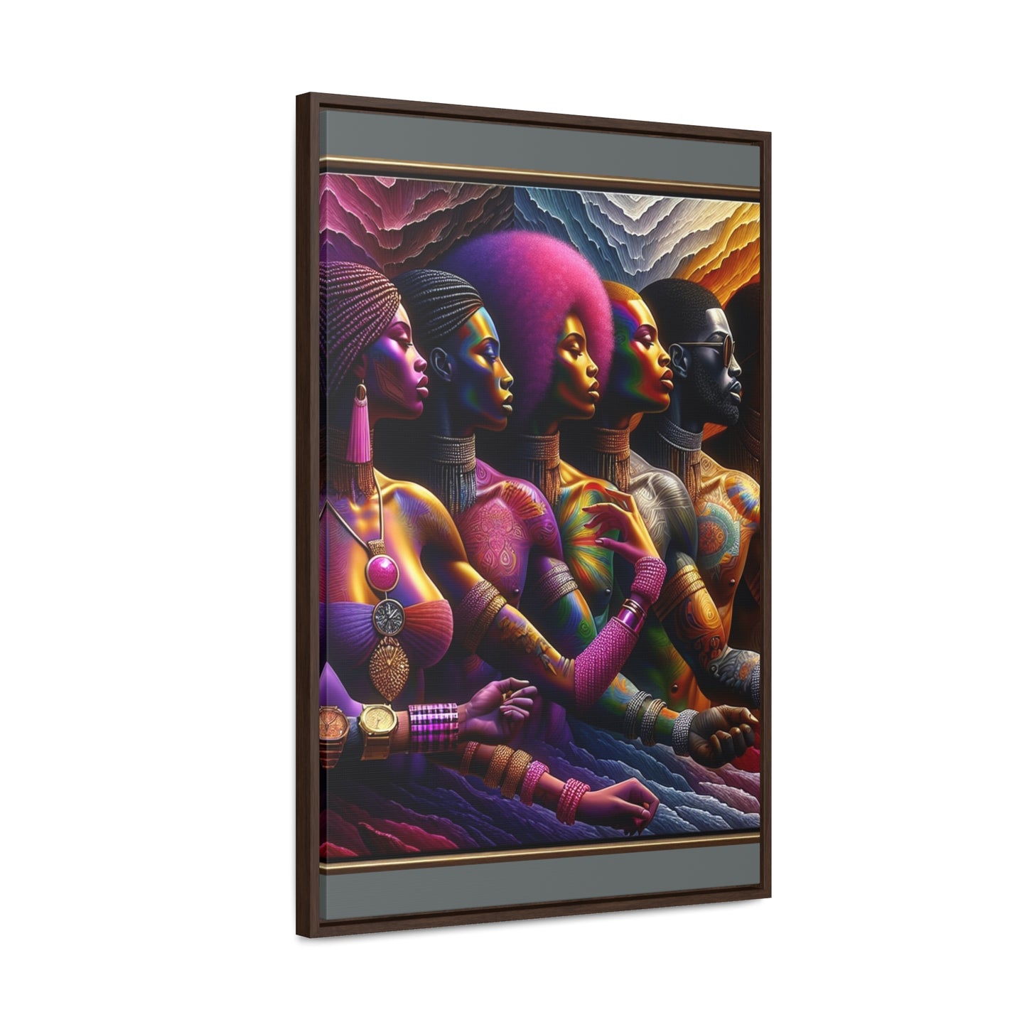 R&RH Colorful Artistry Framed Portrait