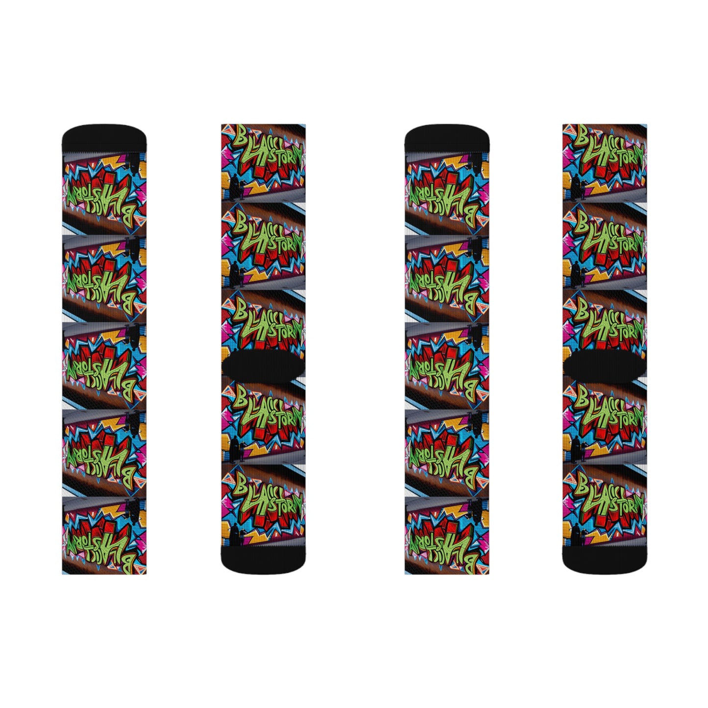 R_RH Black History Sublimation Socks