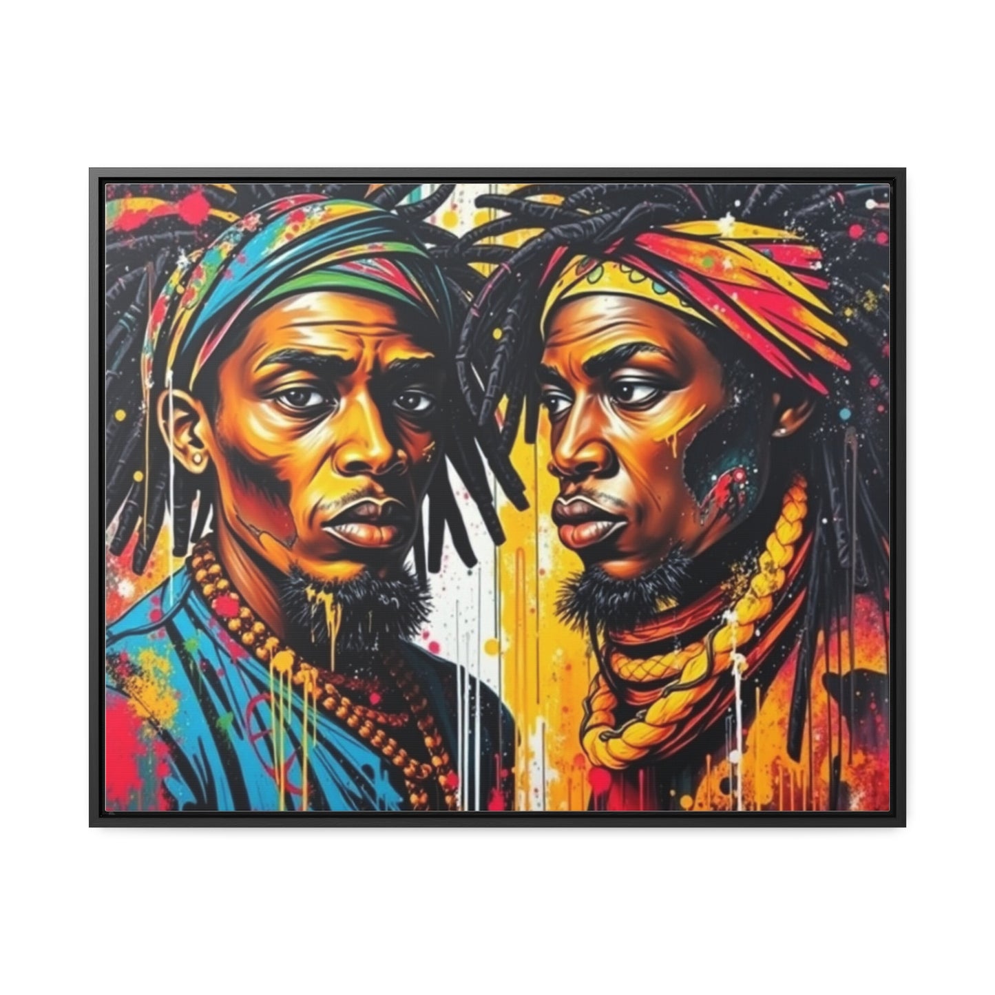 R&RH Cultural Art Gallery Canvas Wrap - Vibrant African Heritage