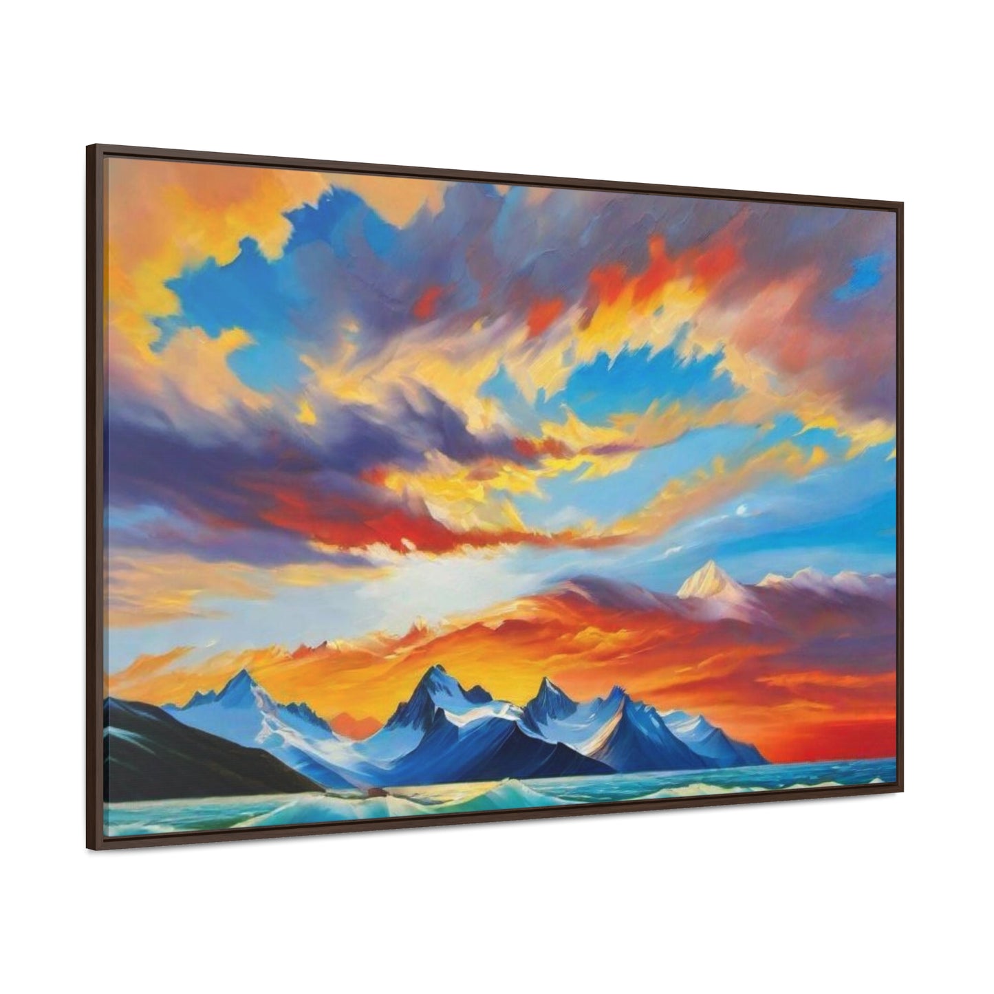 R_RH Glacier  Sky Gallery Canvas