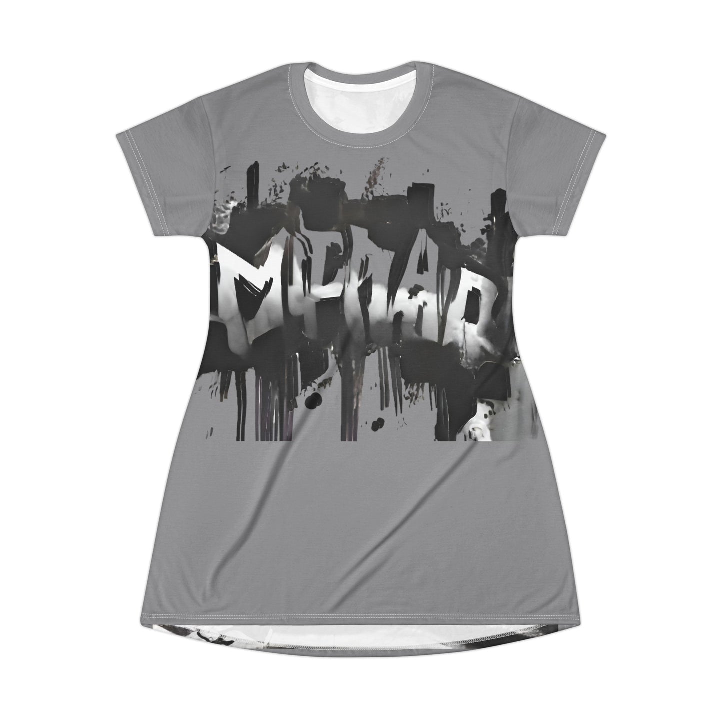 R&RH Graffiti-style T-Shirt Dress