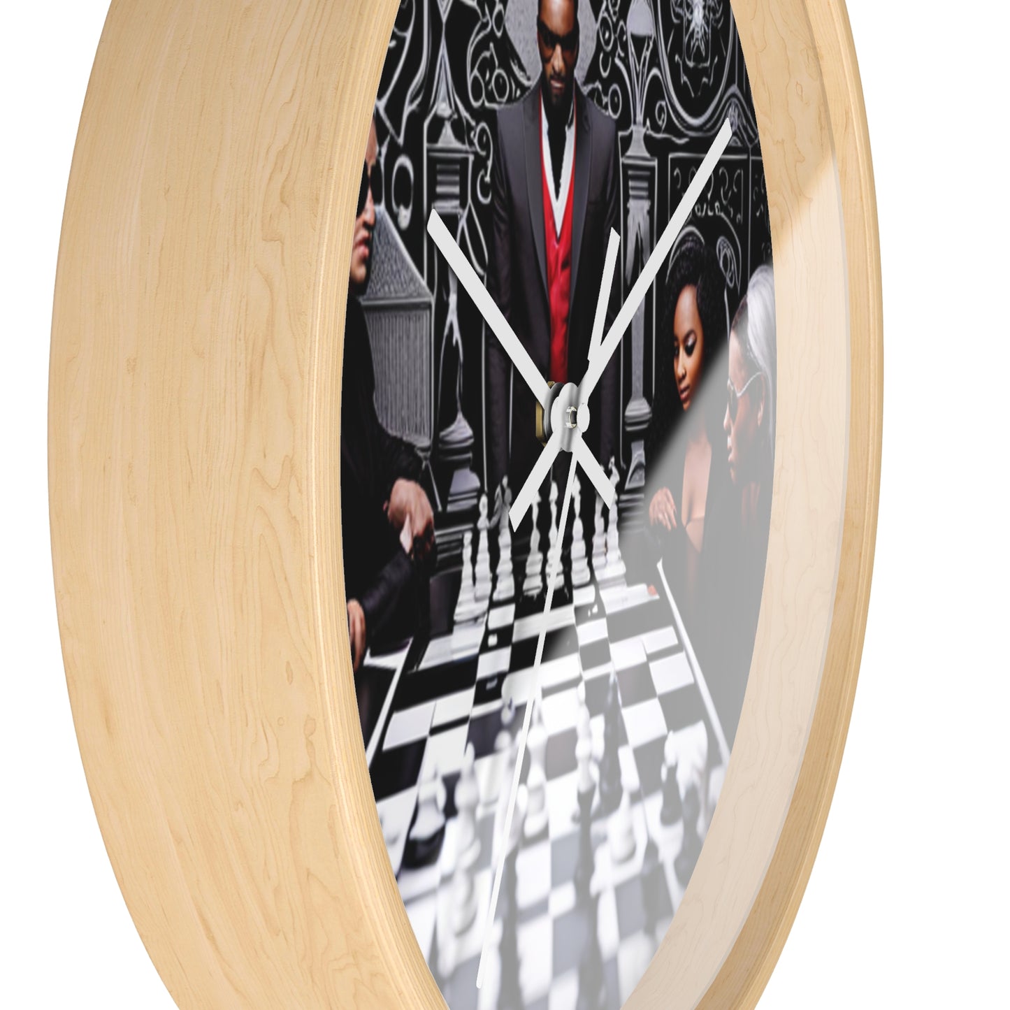 R&RH Chess Wall Clock