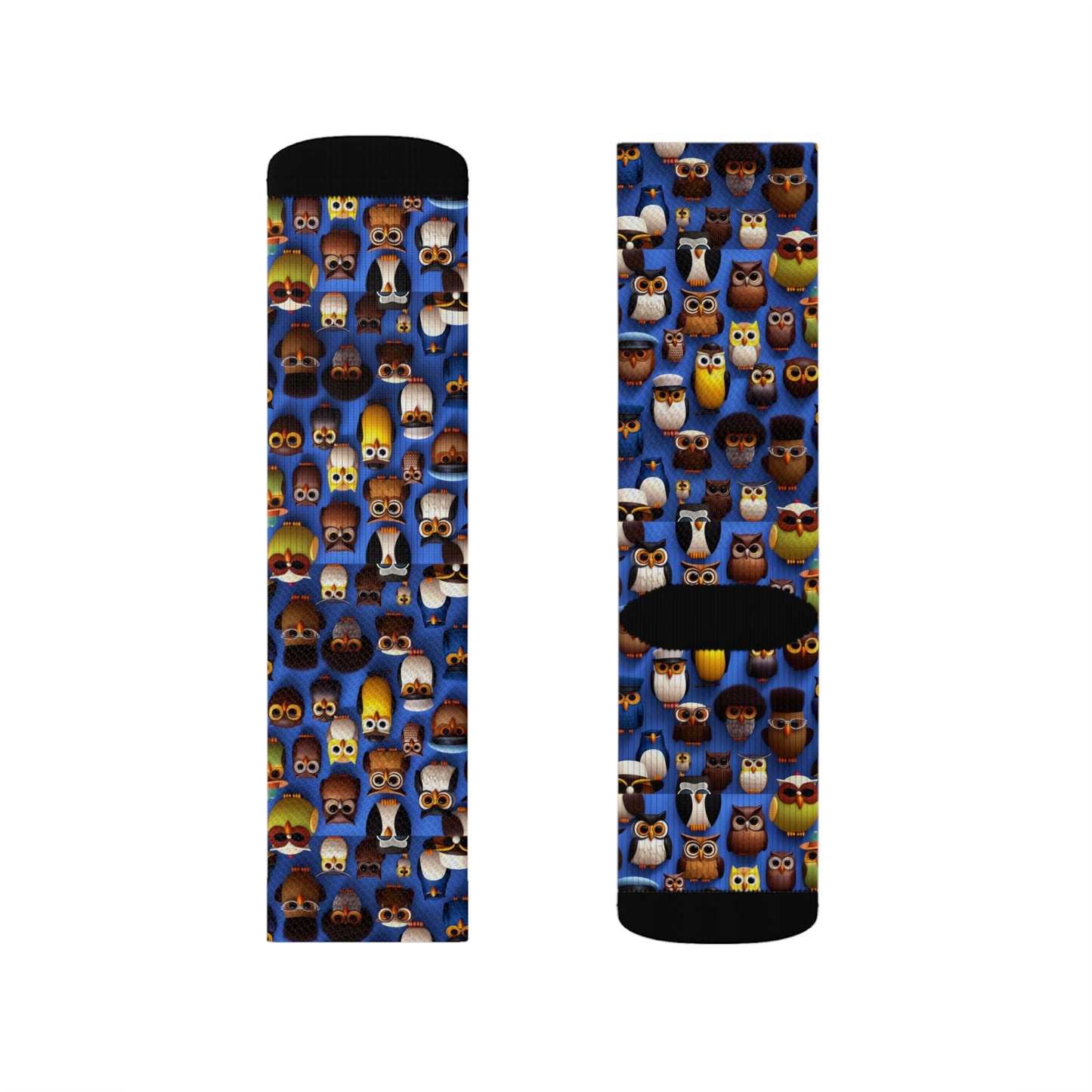 R_RH Owl Mania Sublimation Sock