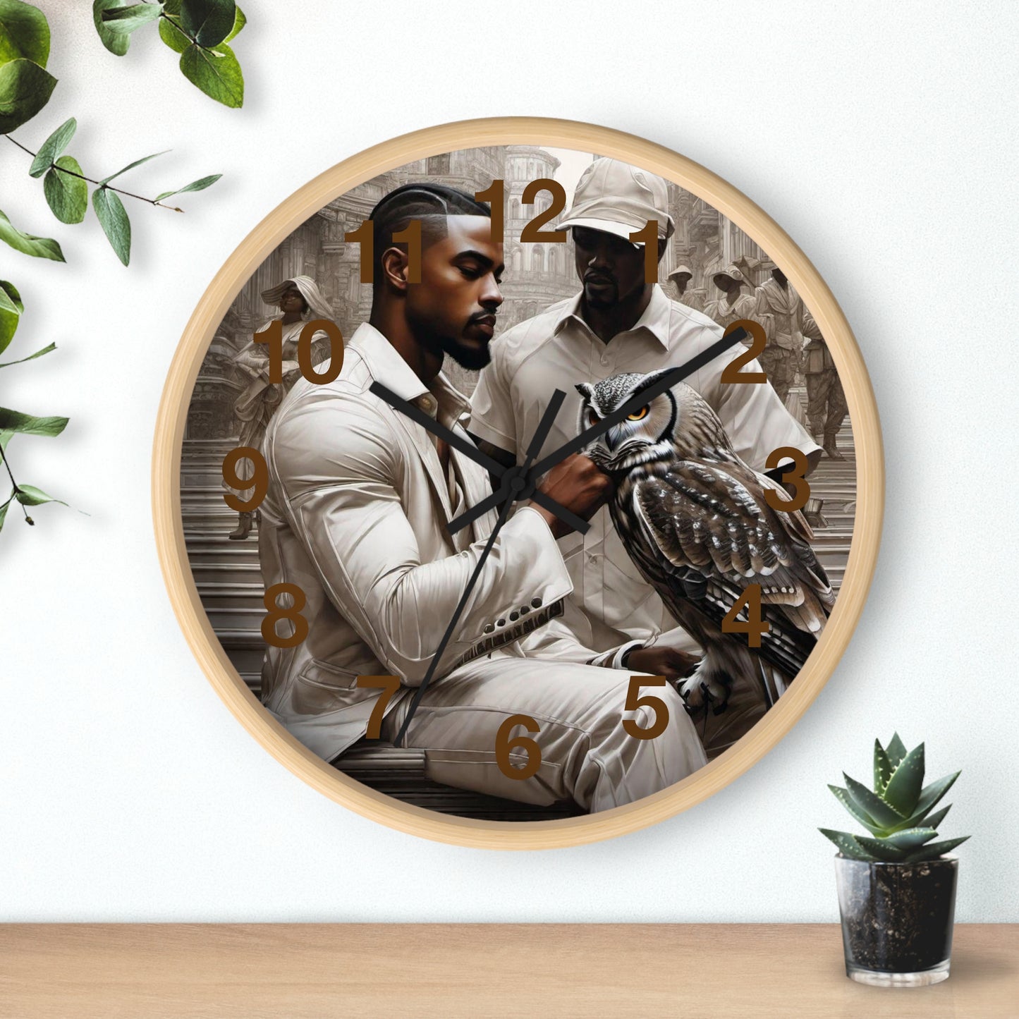 The Owl & Friend Wall Clock