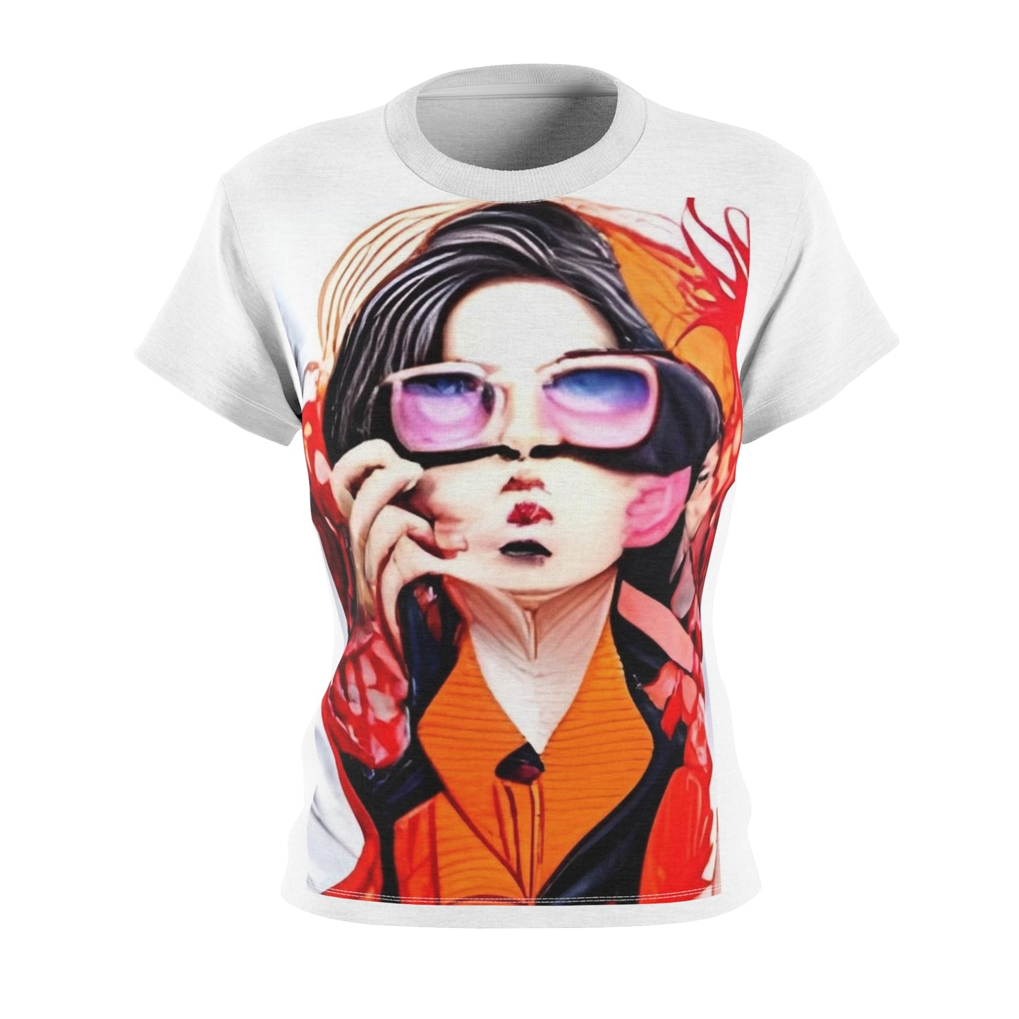 R&RH Caricature  Women's White T-shirt