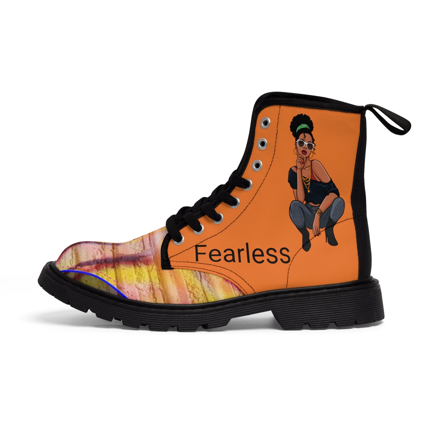 R_RH Fearless!  Women's Canvas Boots