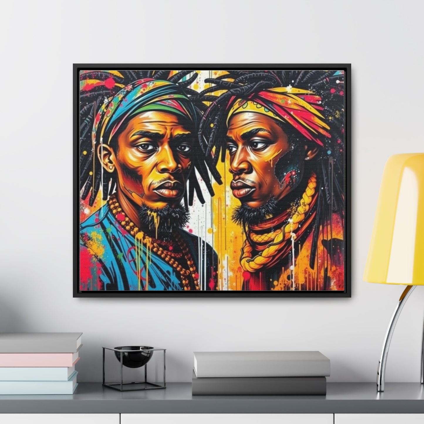 R&RH Cultural Art Gallery Canvas Wrap - Vibrant African Heritage