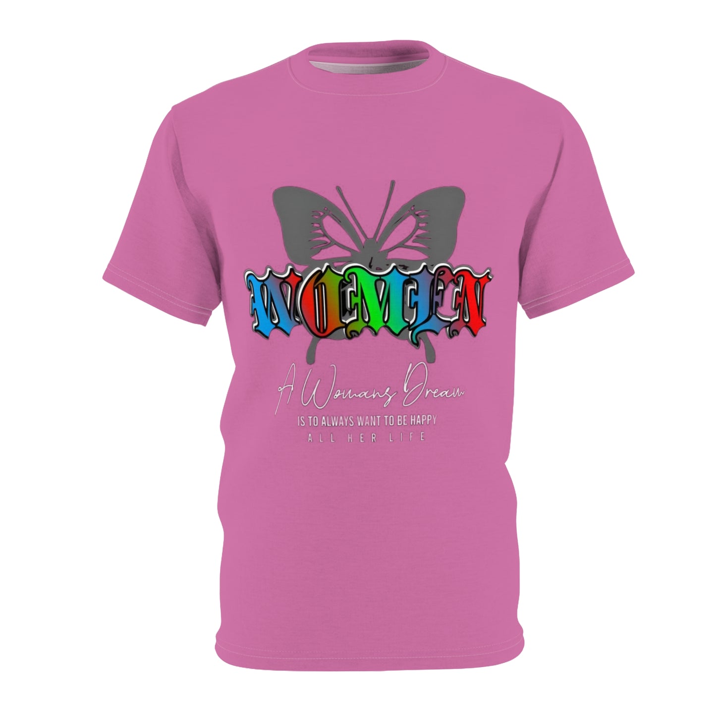 R&RH Empowerment Butterfly Unisex Pink Tee - A Woman's Dream Shirt