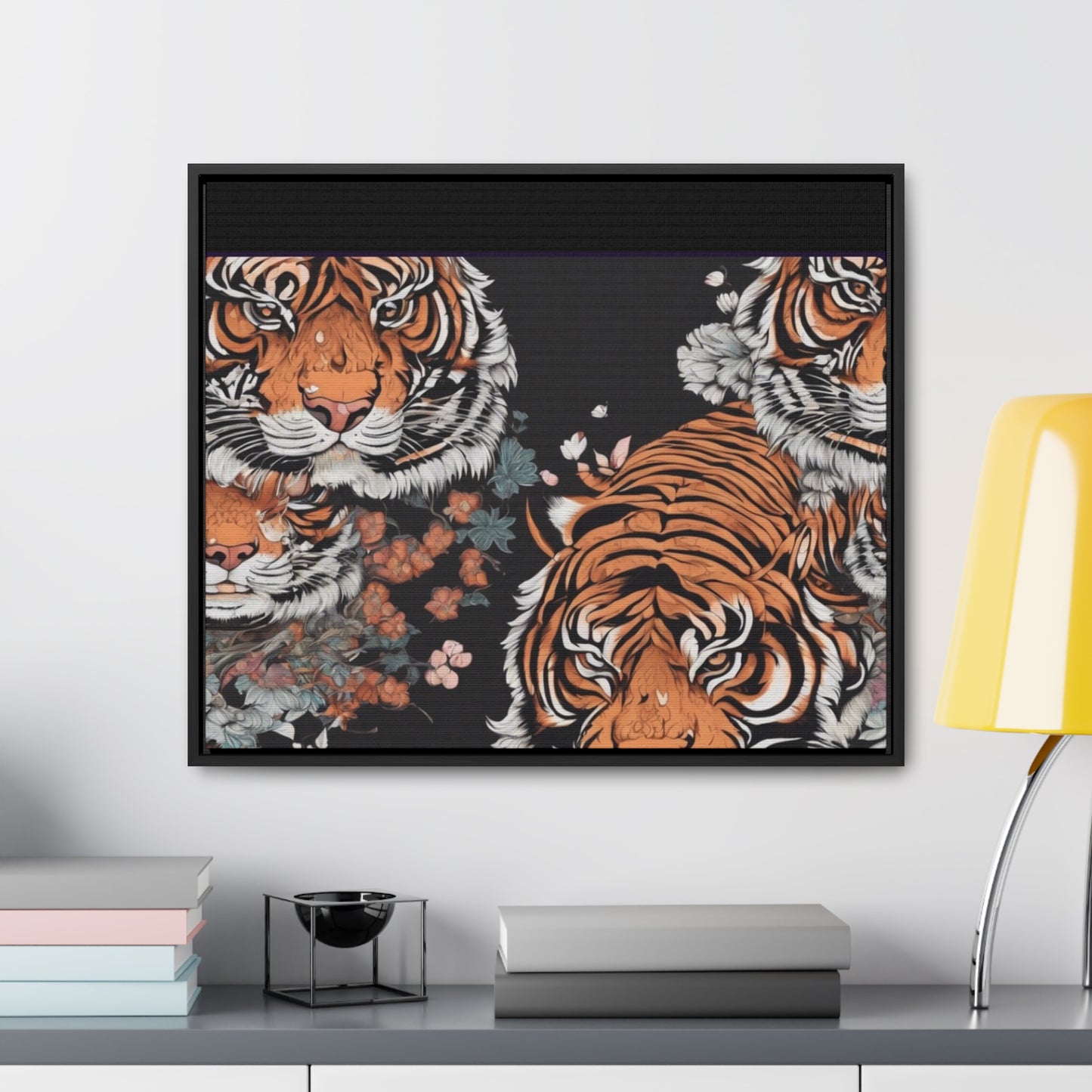 R&RH Vibrant Tiger Gallery Canvas Wrap - Nature-Inspired Wall Art for Home Décor