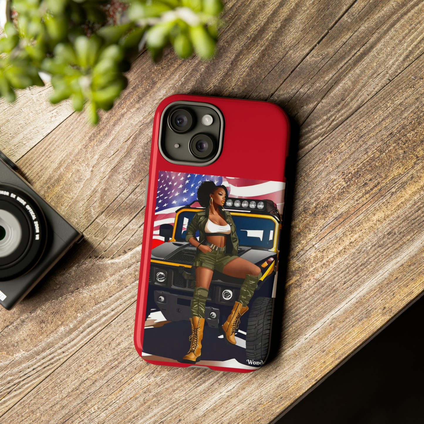 R_RH Army Woman Phone Cases