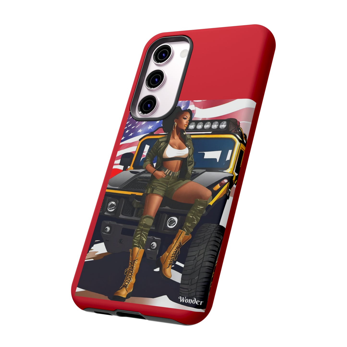 R_RH Army Woman Phone Cases