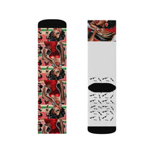 Load image into Gallery viewer, R&amp;RH Caricature &amp; Sunglasses White Socks
