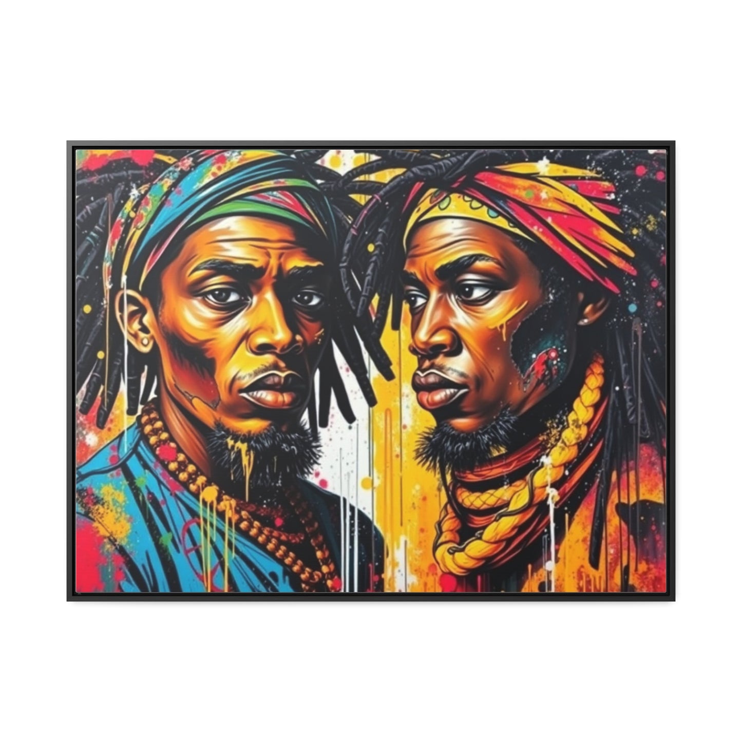 R&RH Cultural Art Gallery Canvas Wrap - Vibrant African Heritage