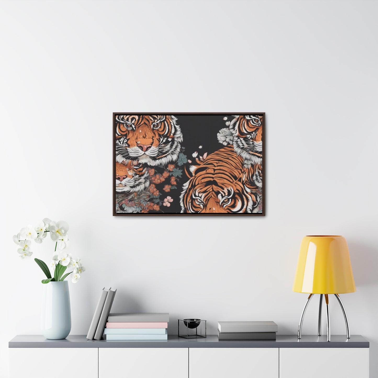 R&RH Vibrant Tiger Gallery Canvas Wrap - Nature-Inspired Wall Art for Home Décor