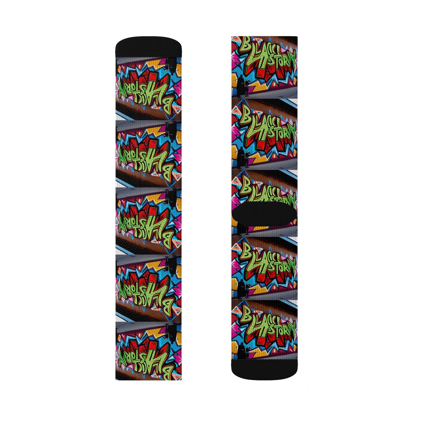 R_RH Black History Sublimation Socks