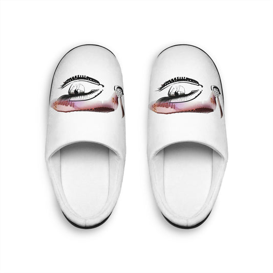 Stylish Eye-Print Women's Indoor Slippers for Cozy Comfort