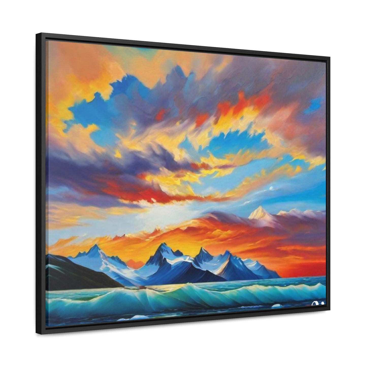 R_RH Glacier  Sky Gallery Canvas