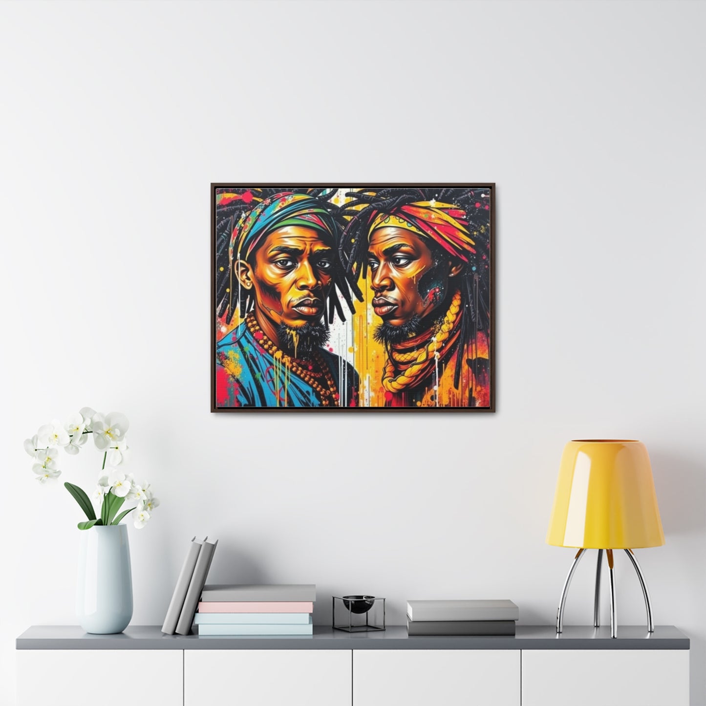 R&RH Cultural Art Gallery Canvas Wrap - Vibrant African Heritage