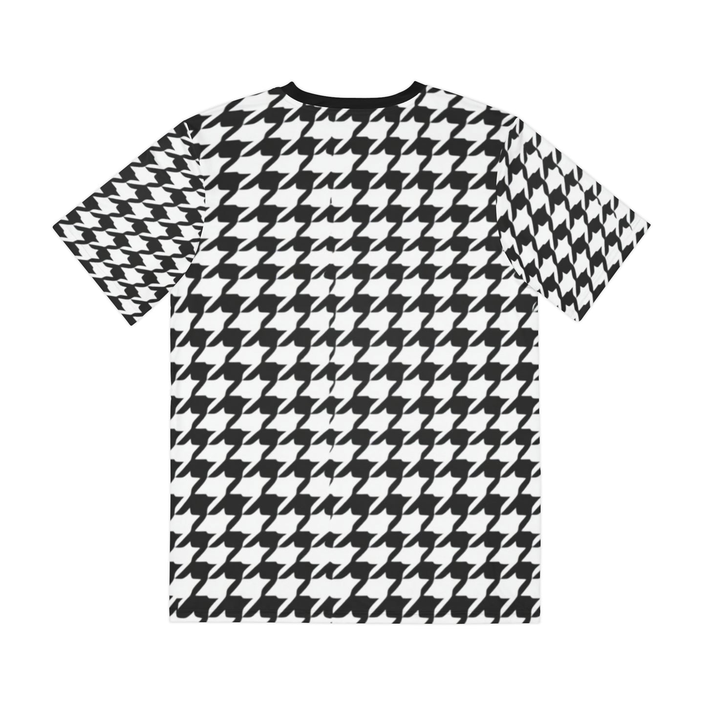 R&RH Houndstooth Owl Men's Black T-Shirt