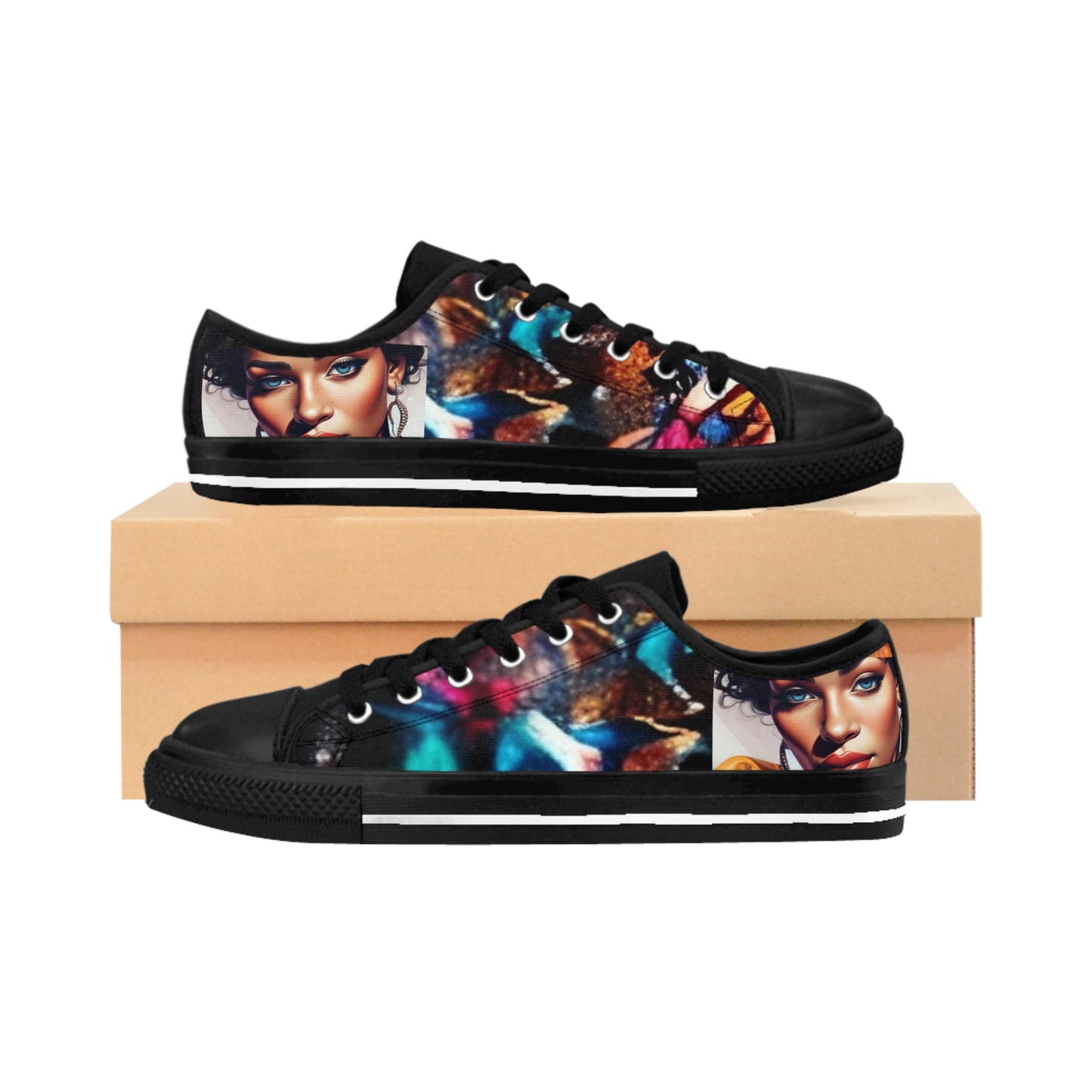 R&RH Graffiti-style Women's  Abstract Sneakers