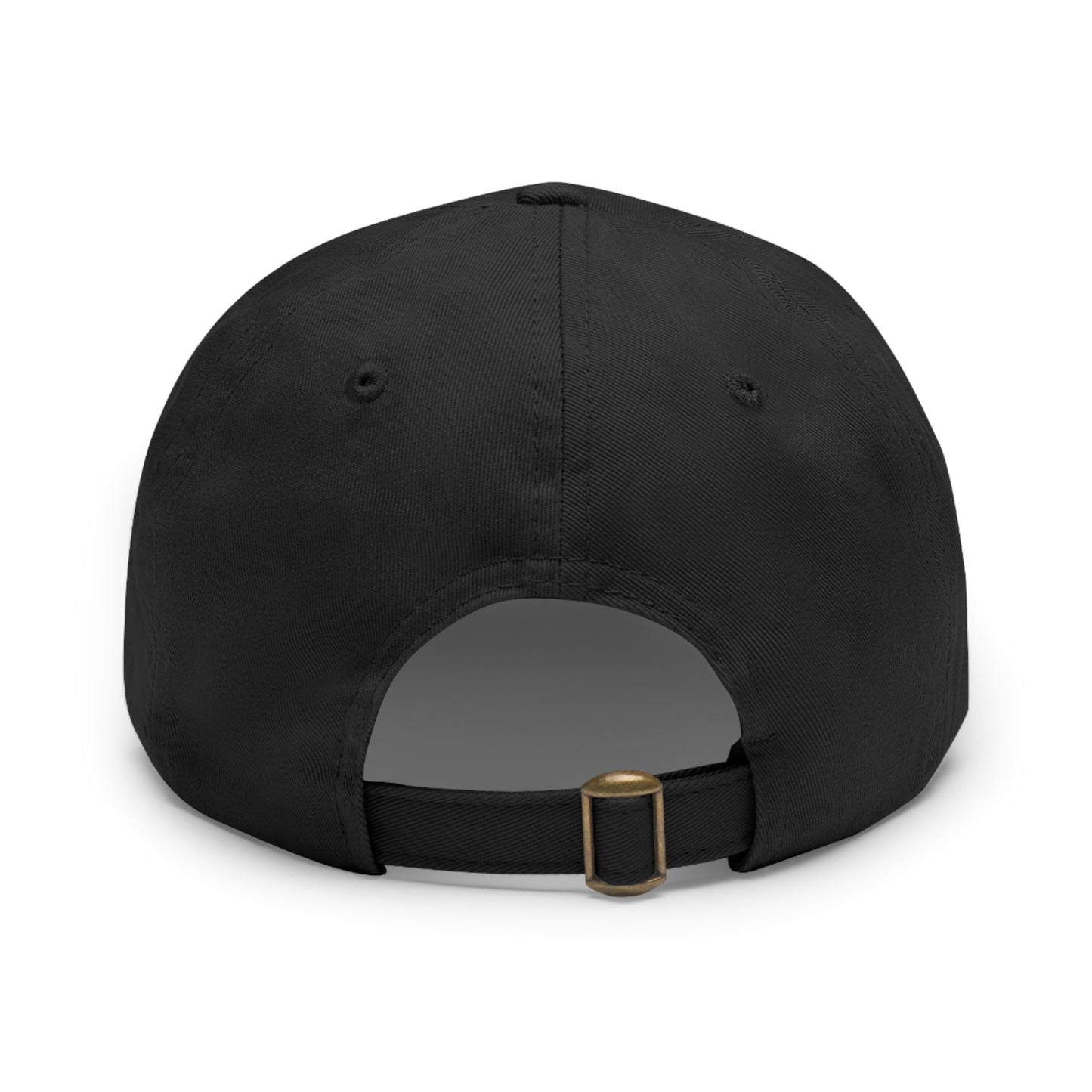 R_RH Juba Dad Hat with Leather Patch