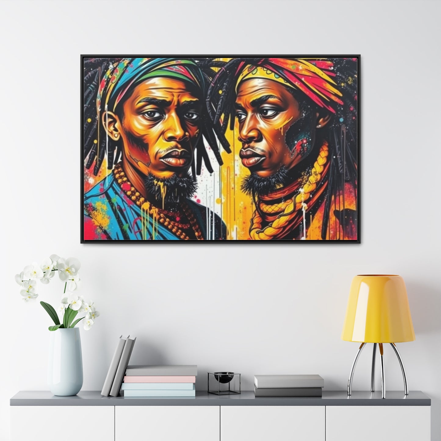 R&RH Cultural Art Gallery Canvas Wrap - Vibrant African Heritage