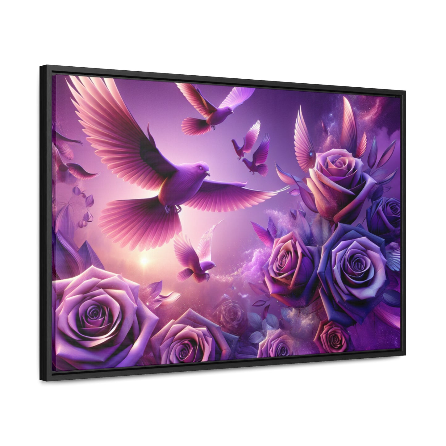 R&RH Flowery Birds Framed Painting