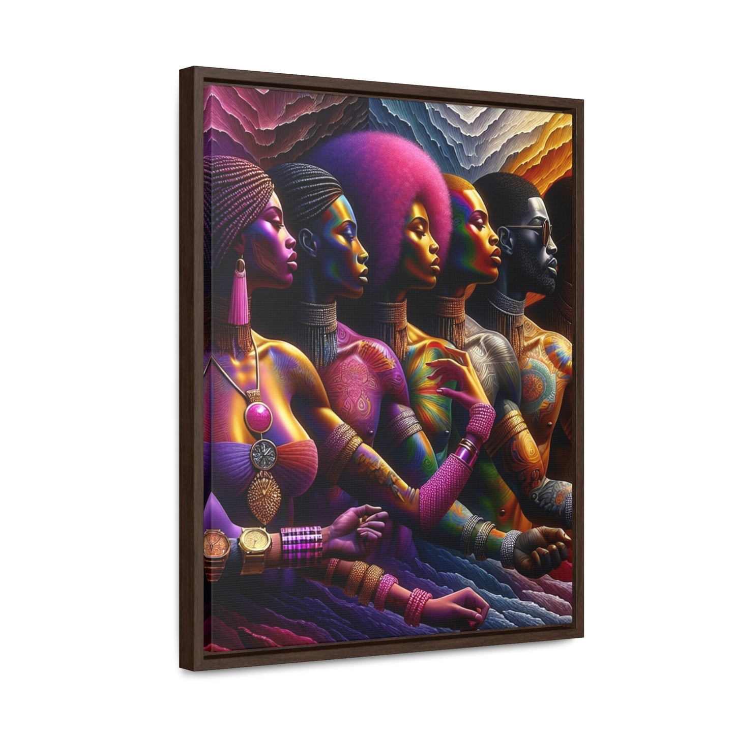 R&RH Colorful Artistry Framed Portrait