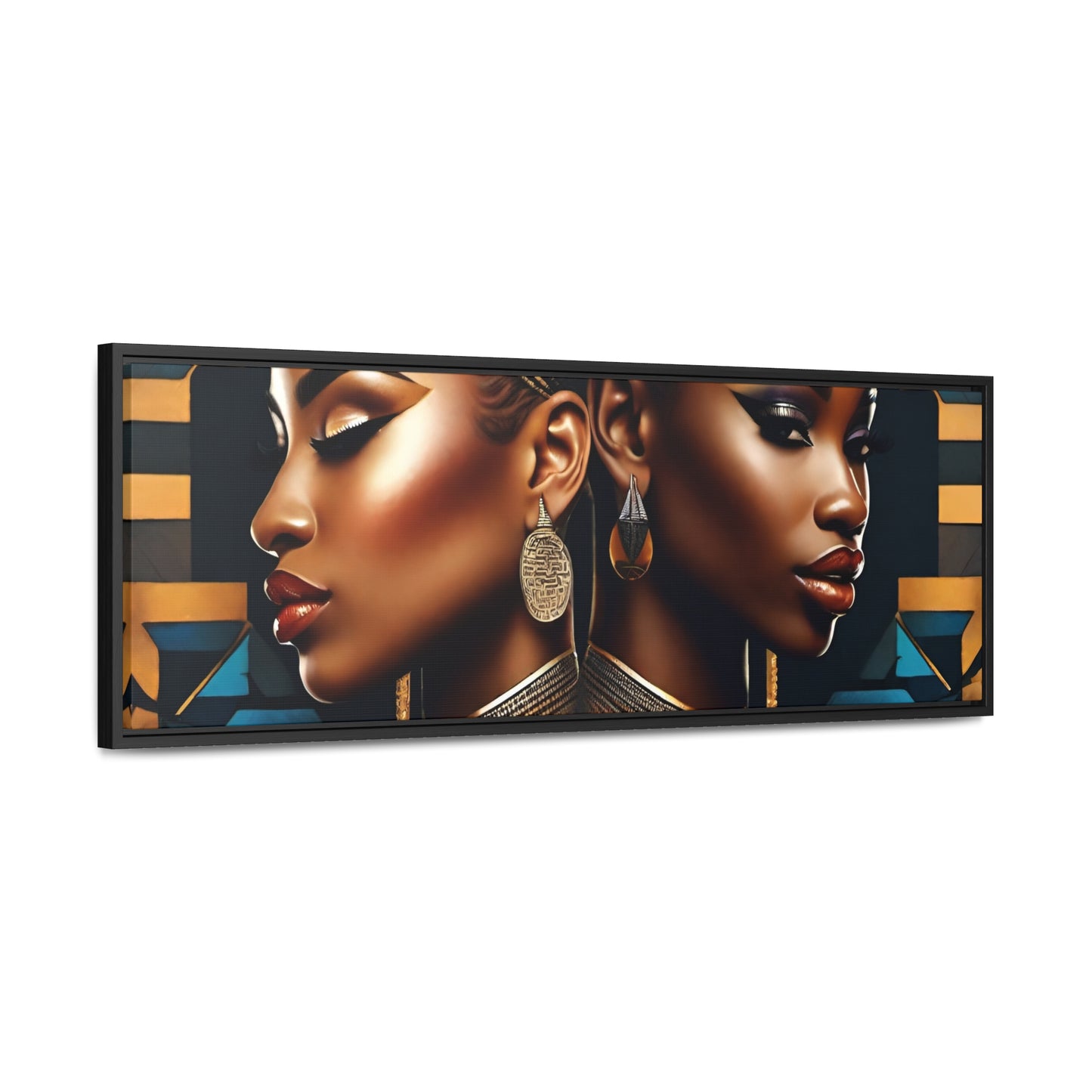 R&RH Twins Art Canvas Horizontal Frame