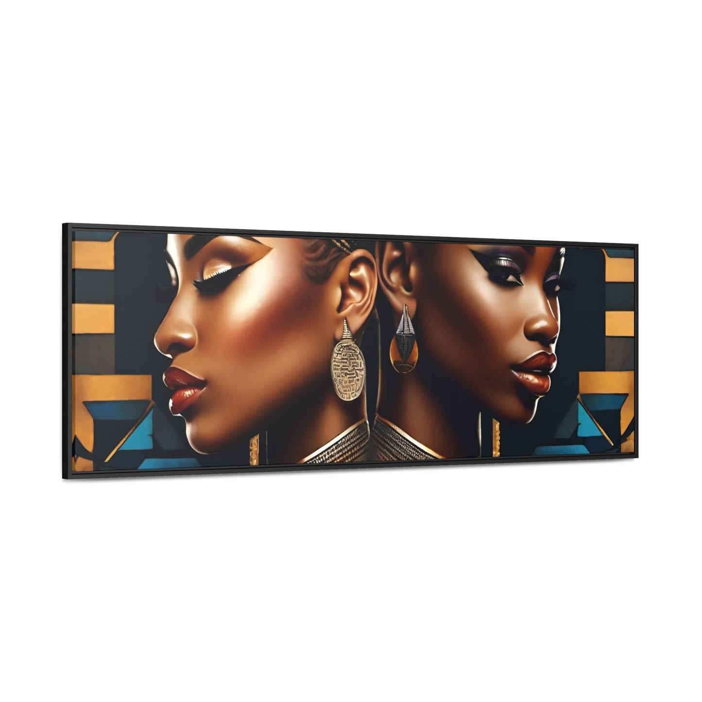 R&RH Twins Art Canvas Horizontal Frame