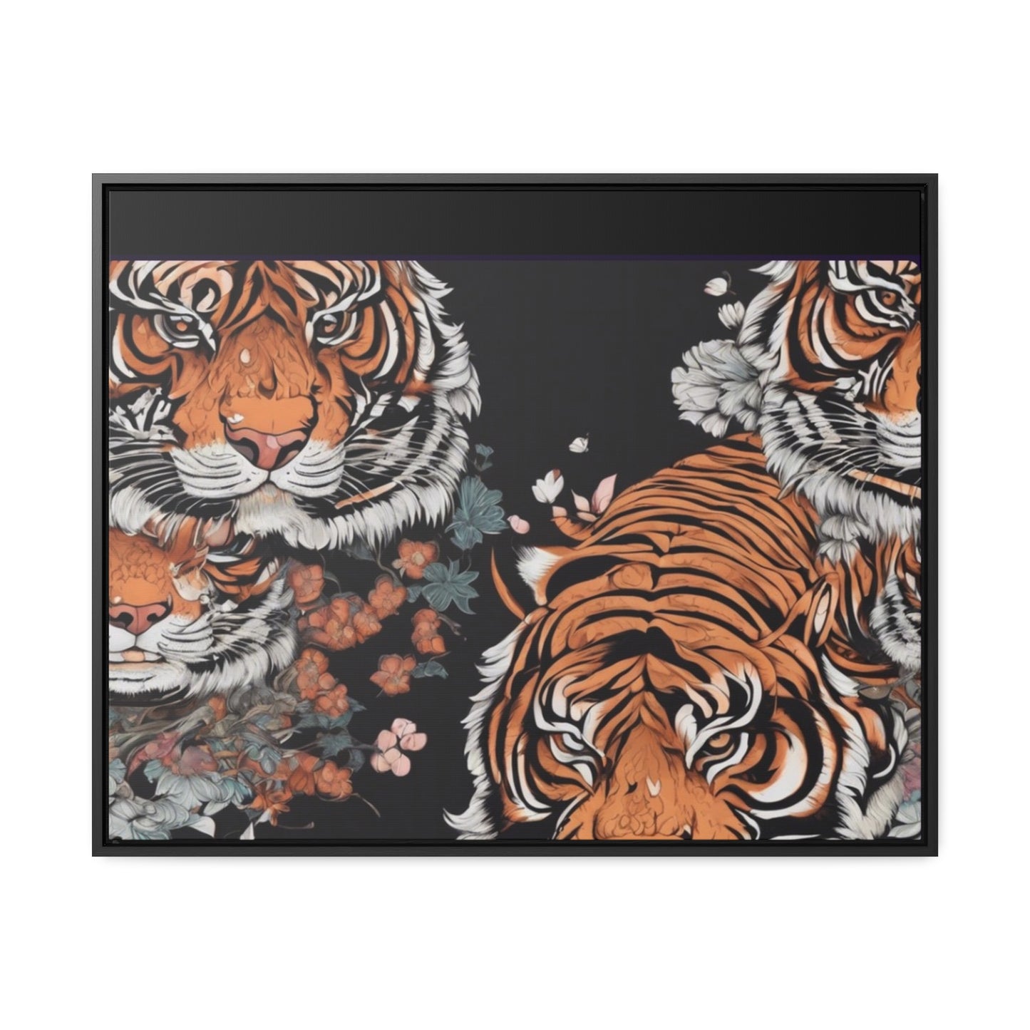 R&RH Vibrant Tiger Gallery Canvas Wrap - Nature-Inspired Wall Art for Home Décor