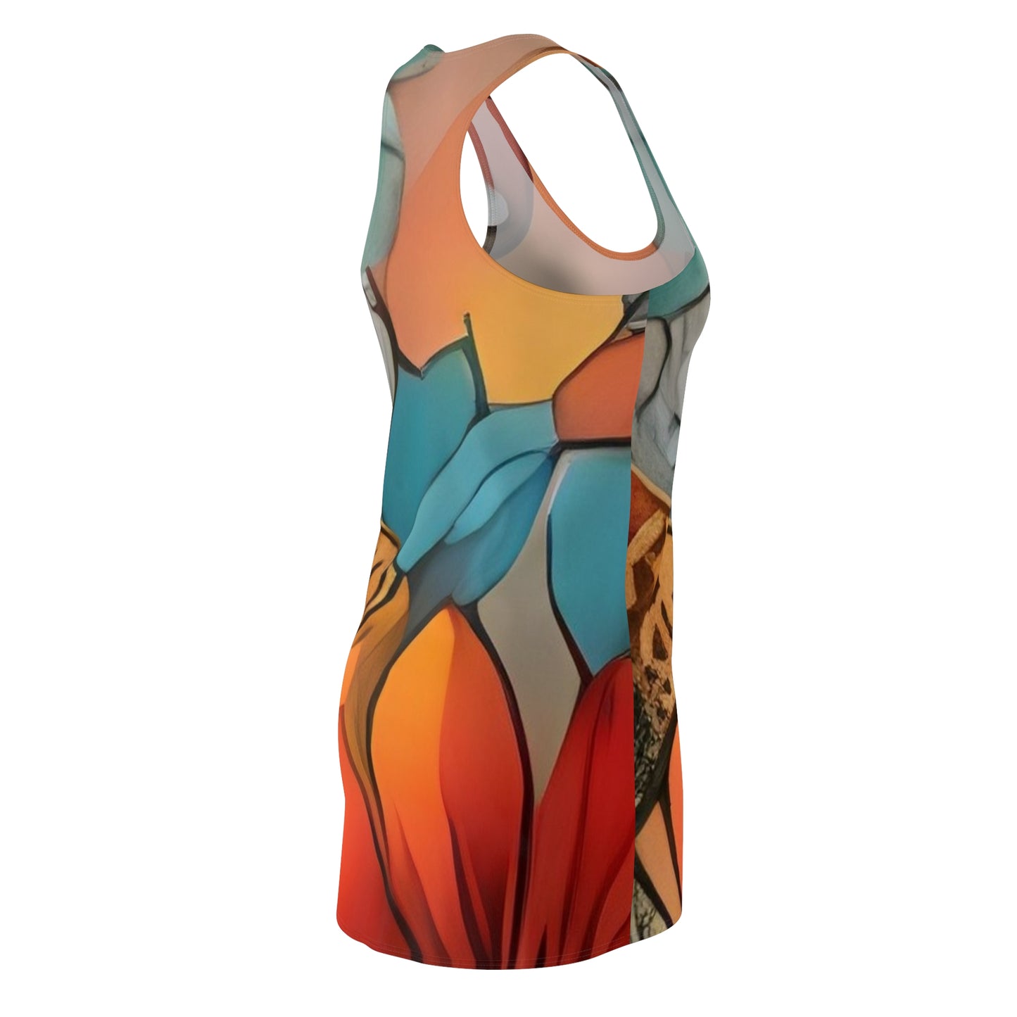 R&RH Women's Floral Summer Racerback Dress