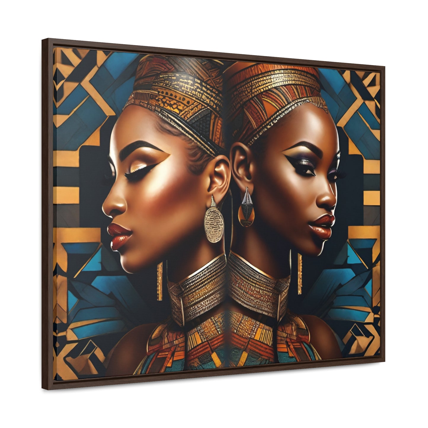 R&RH Twins Art Canvas Horizontal Frame