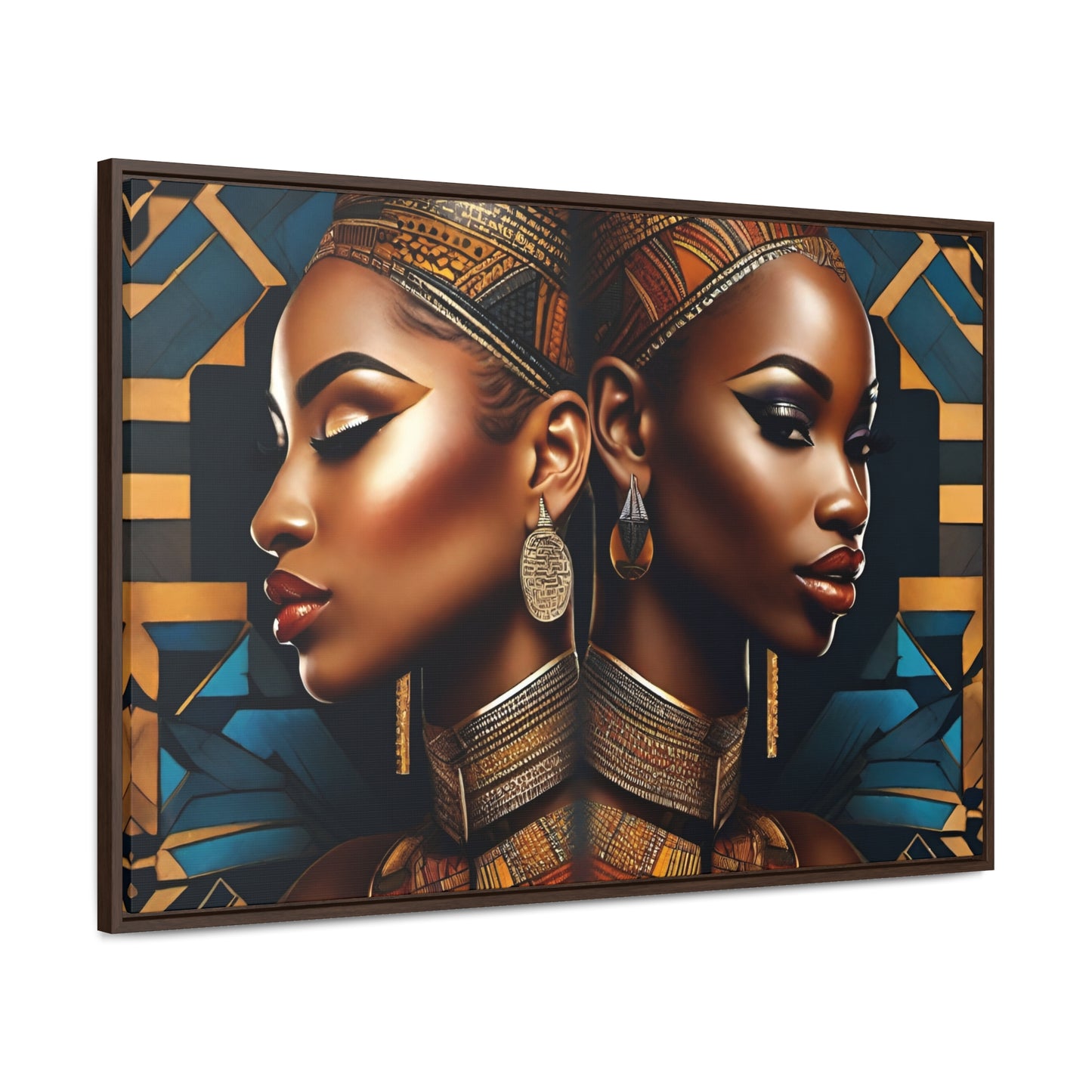 R&RH Twins Art Canvas Horizontal Frame