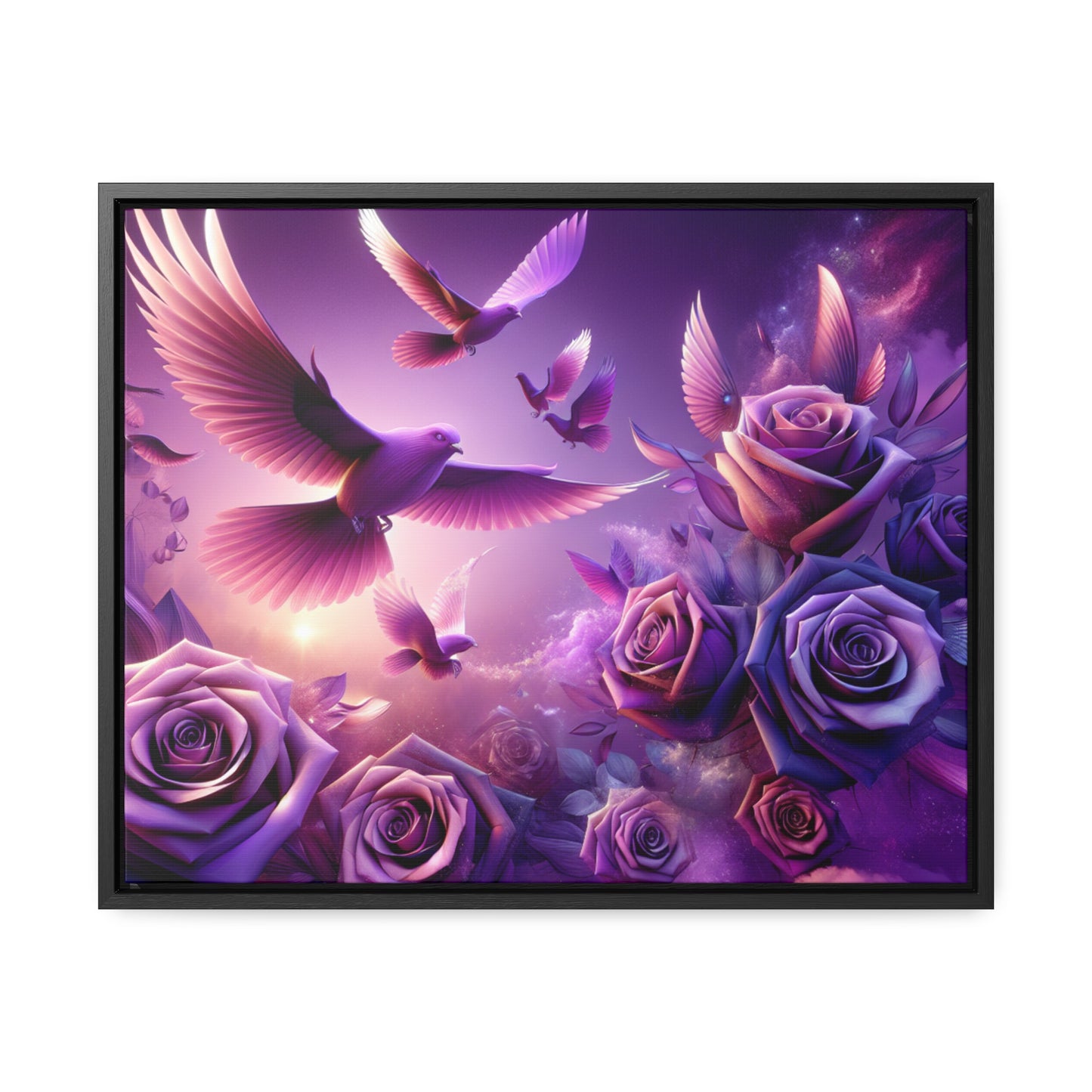 R&RH Flowery Birds Framed Painting