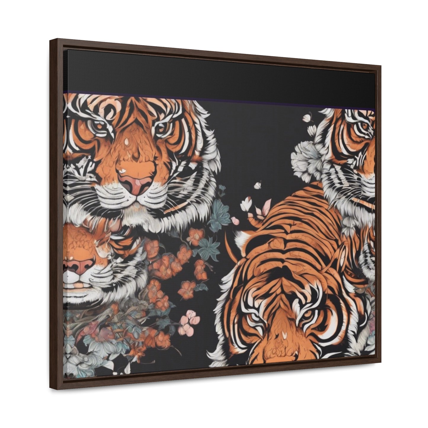 R&RH Vibrant Tiger Gallery Canvas Wrap - Nature-Inspired Wall Art for Home Décor