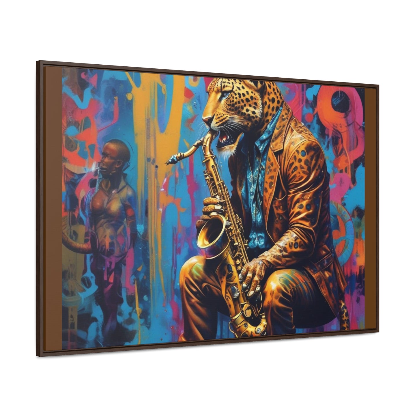 RRH Leopard Jazz Band Canvas