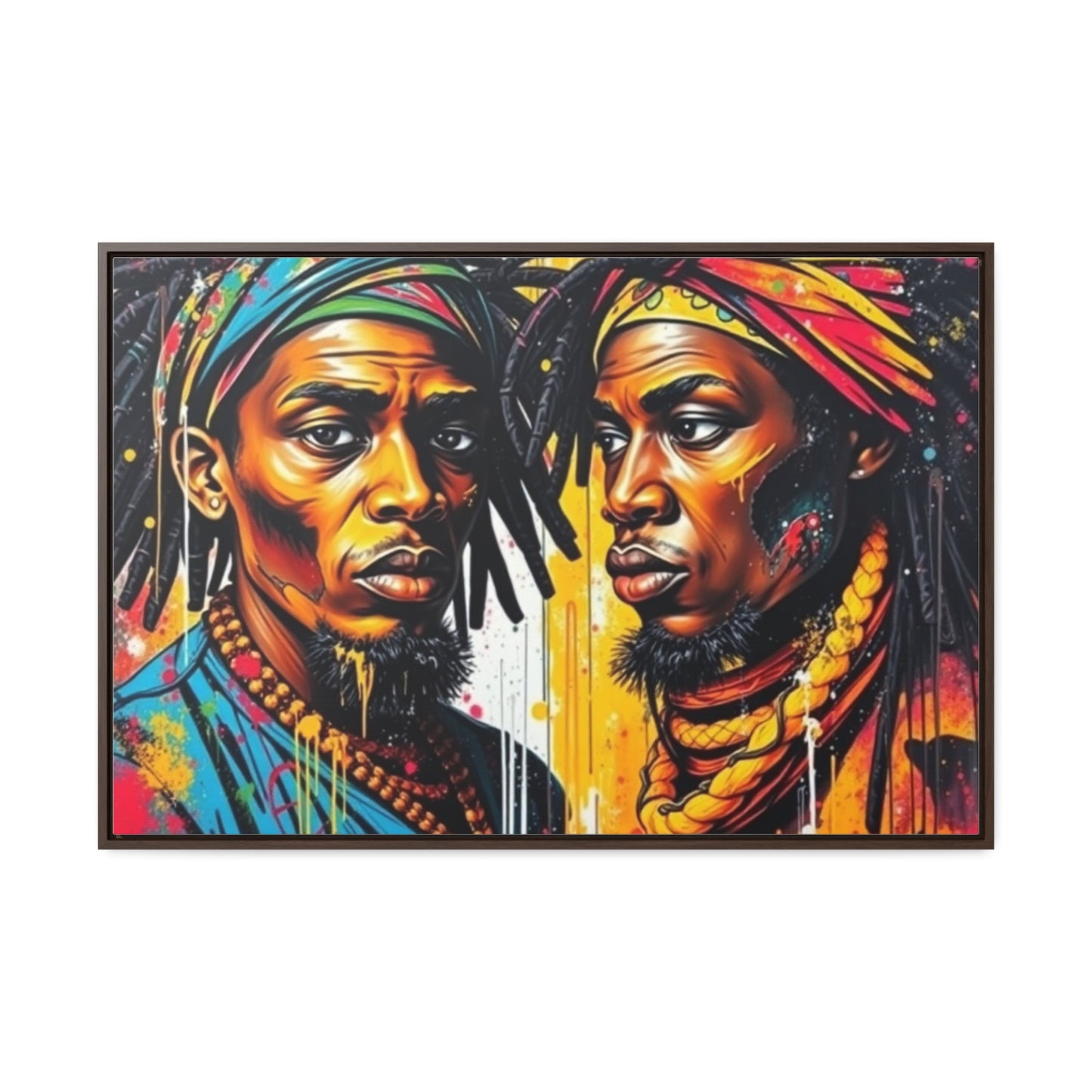 R&RH Cultural Art Gallery Canvas Wrap - Vibrant African Heritage