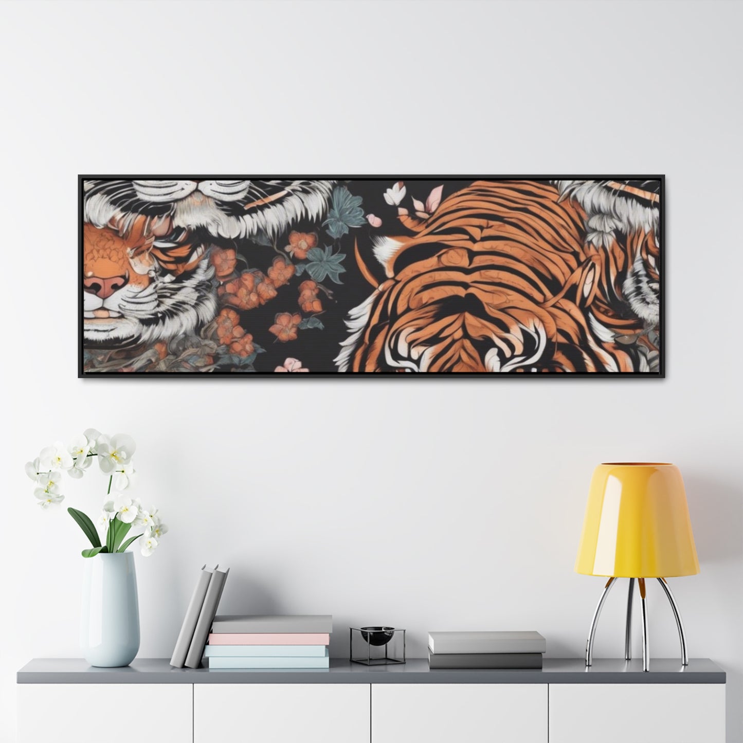 R&RH Vibrant Tiger Gallery Canvas Wrap - Nature-Inspired Wall Art for Home Décor