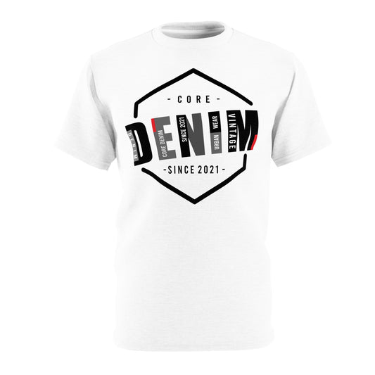 R&RH Vintage Core Denny Unisex White Tee - Casual Style for Every Occasion